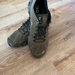 On Running Men's Olive Green Athletic Shoes